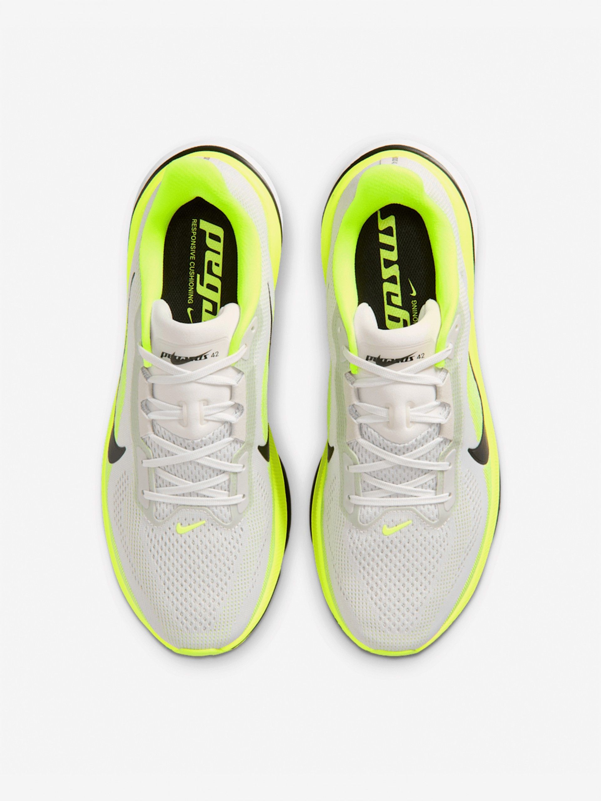 Sapatilhas de Running Nike Air Pegasus 42 Cinzentas, Verdes e Pretas Para Homem