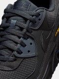 Sapatilhas Nike Air Max 90 Premium Pretas e Cinzentas Para Homem