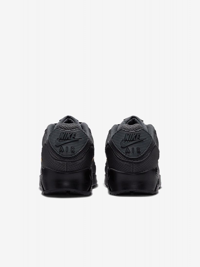 Sapatilhas Nike Air Max 90 Premium Pretas e Cinzentas Para Homem