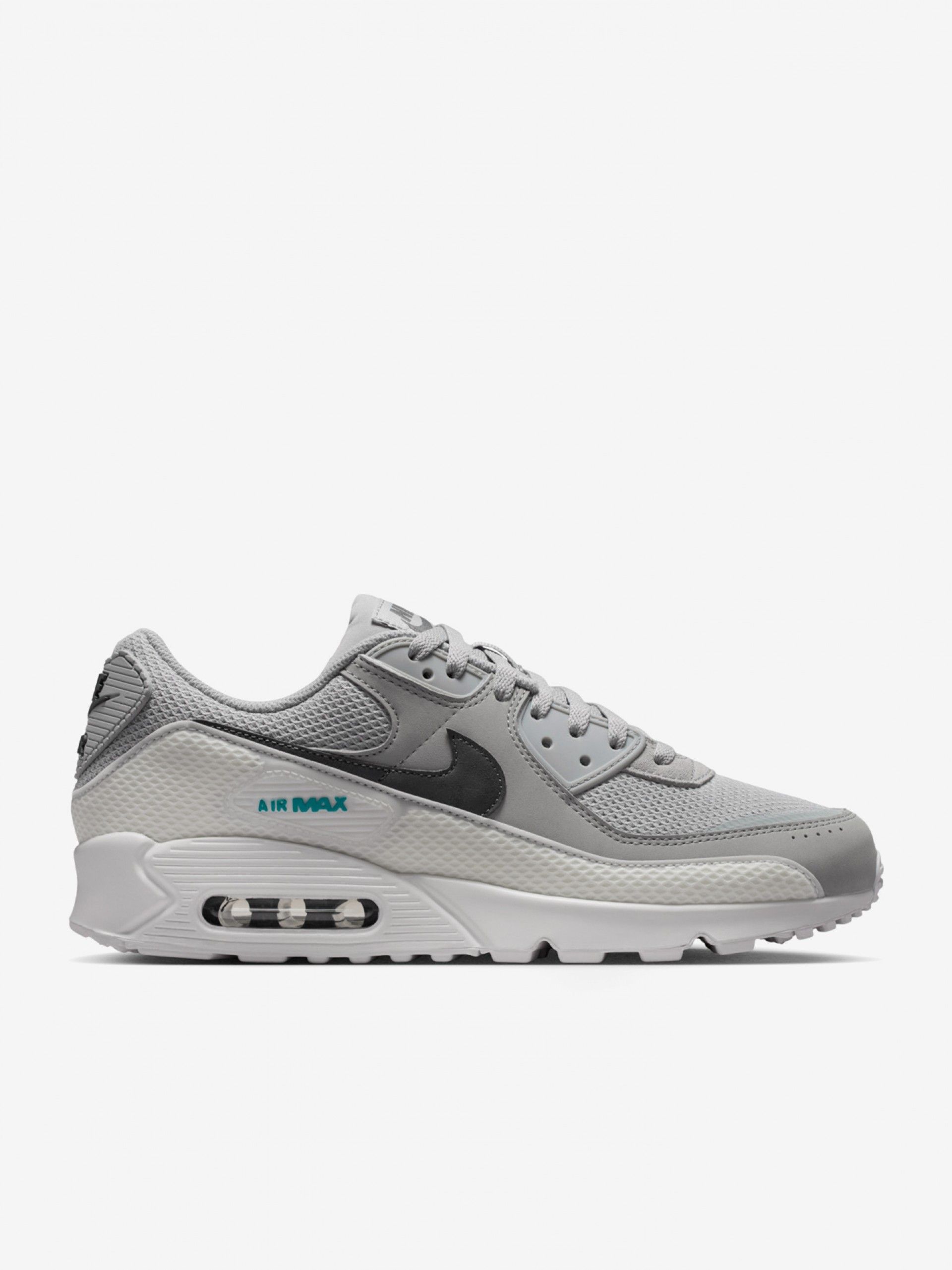 Nike Air Max 90 Premium Grey Sneakers For Men
