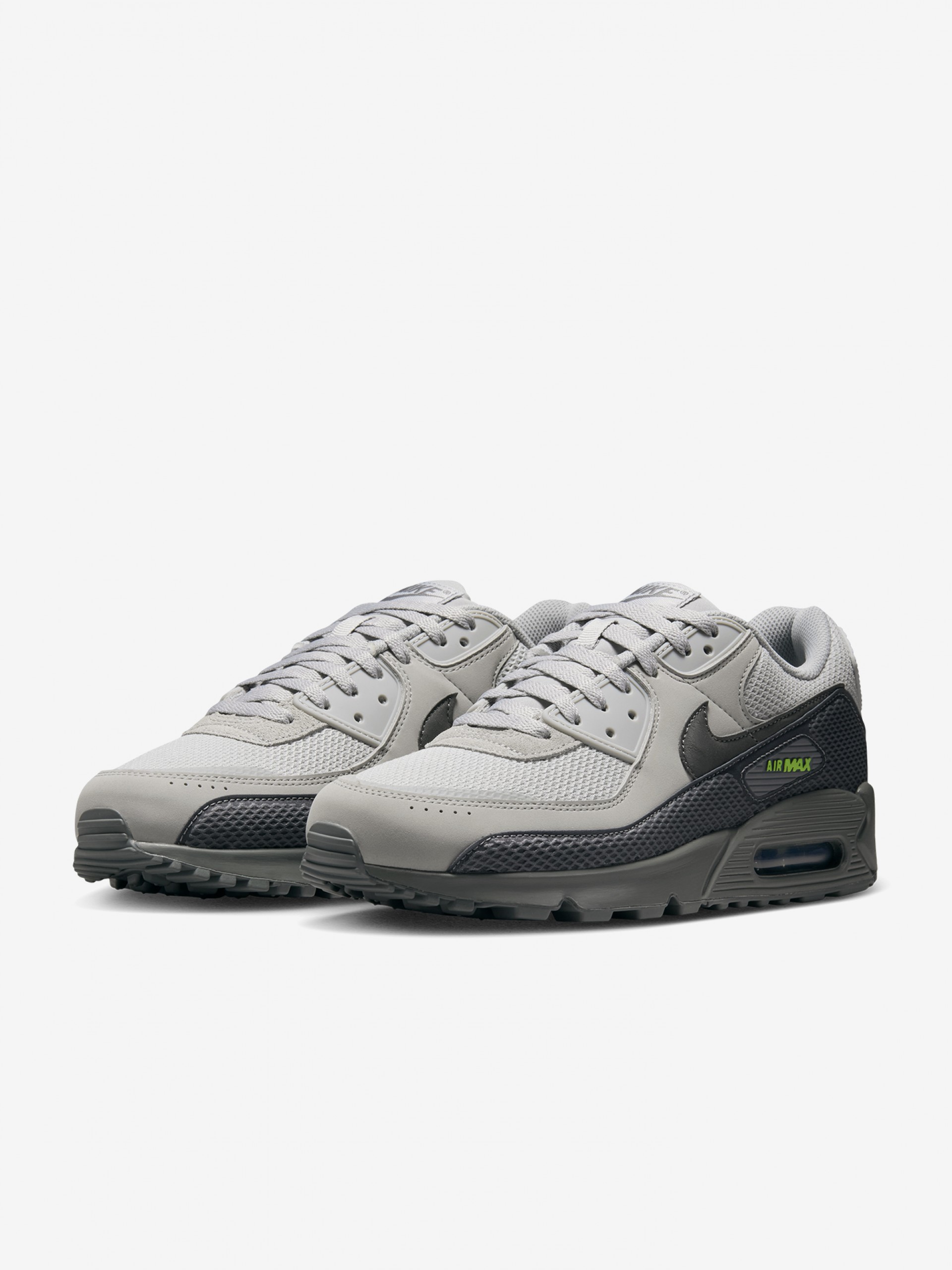 Zapatillas Nike Air Max 90 Premium Grises Para Hombre