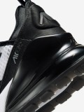 Sapatilhas Nike Air Max 270 Pretas, Brancas e Cinzentas Júnior Sapatilhas Nike Air Max 270 Pretas, Brancas e Cinzentas Júnior