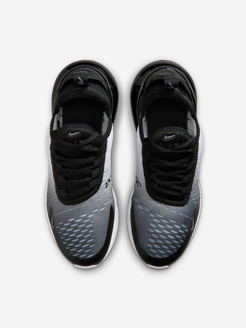 Sapatilhas Nike Air Max 270 Pretas, Brancas e Cinzentas Júnior Sapatilhas Nike Air Max 270 Pretas, Brancas e Cinzentas Júnior