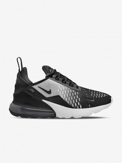 Sapatilhas Nike Air Max 270 Pretas, Brancas e Cinzentas J�nior