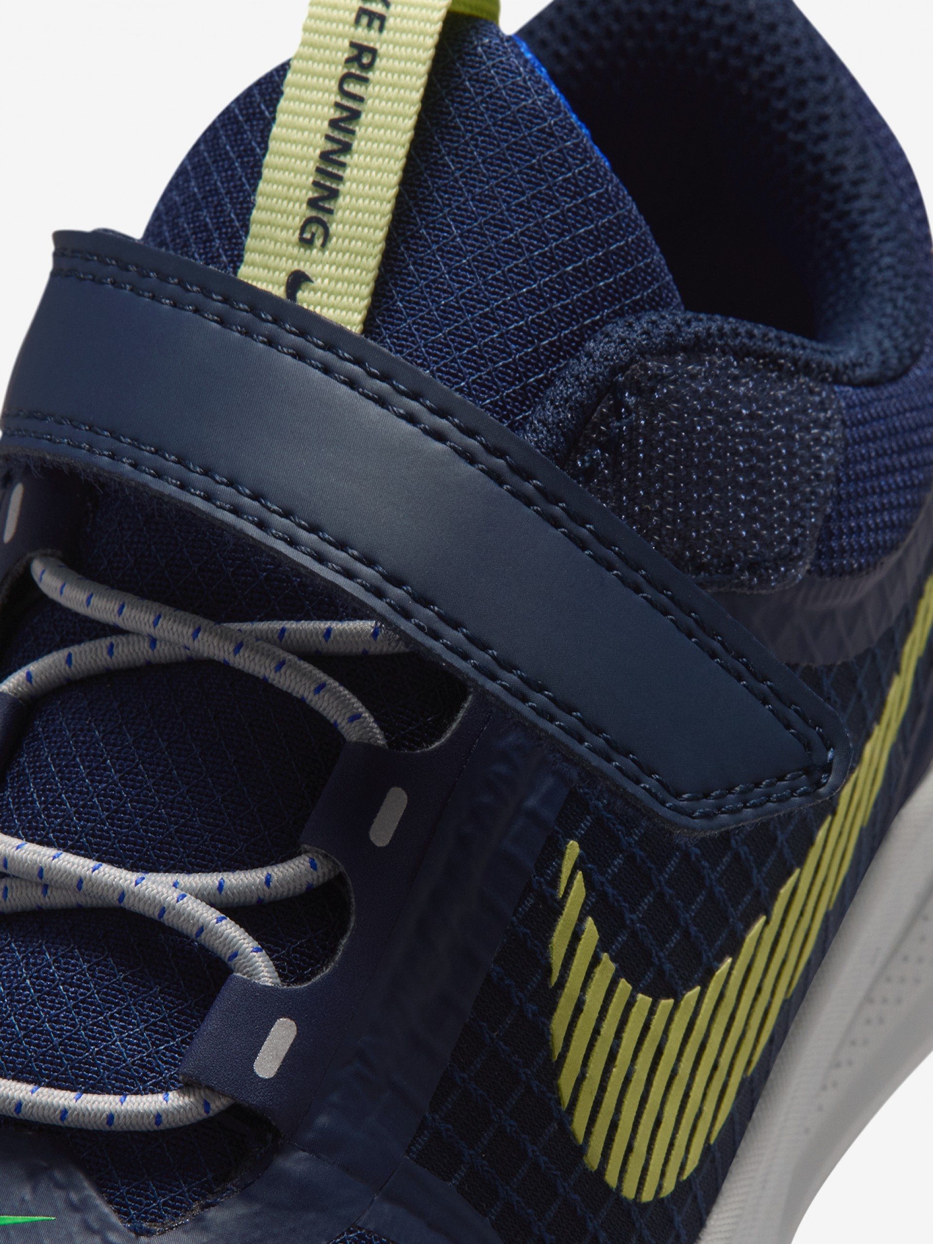 Nike Star Runner Utility Blue and Yellow Junior Running Trainers