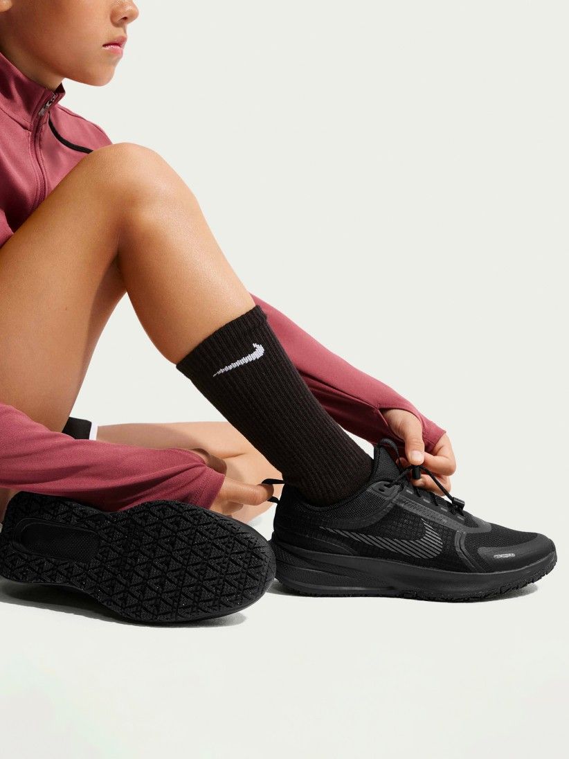 Sapatilhas de Running Nike Star Runner Utility Pretas Júnior Sapatilhas de Running Nike Star Runner Utility Pretas Júnior