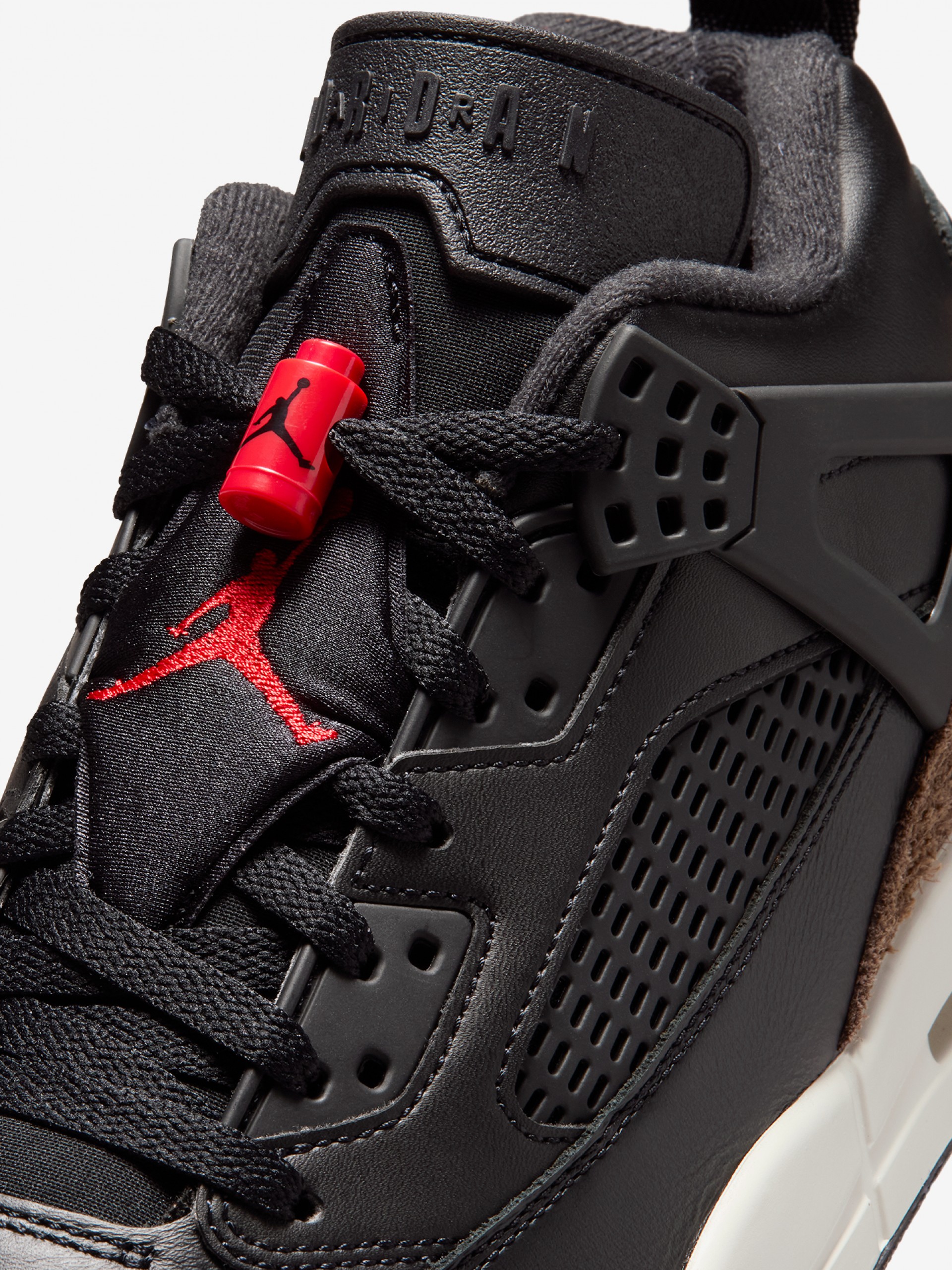 Nike Jordan Spizike Low Black and Brown Junior Sneakers