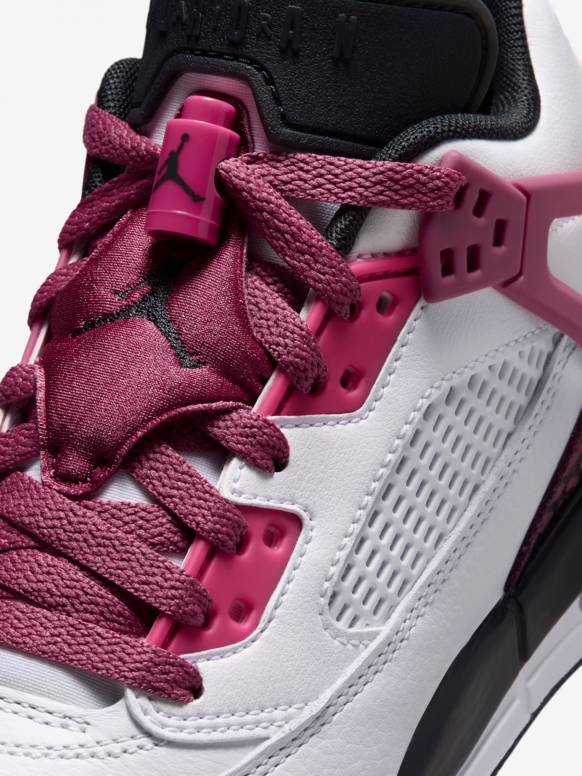 Zapatillas Nike Jordan Spizike Low Blancas, Rosa y Negras Júnior