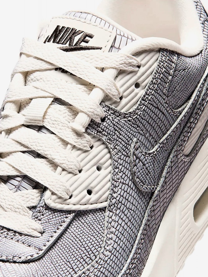 Nike Air Max 90 Tech Grey and White Junior Sneakers Nike Air Max 90 Tech Grey and White Junior Sneakers