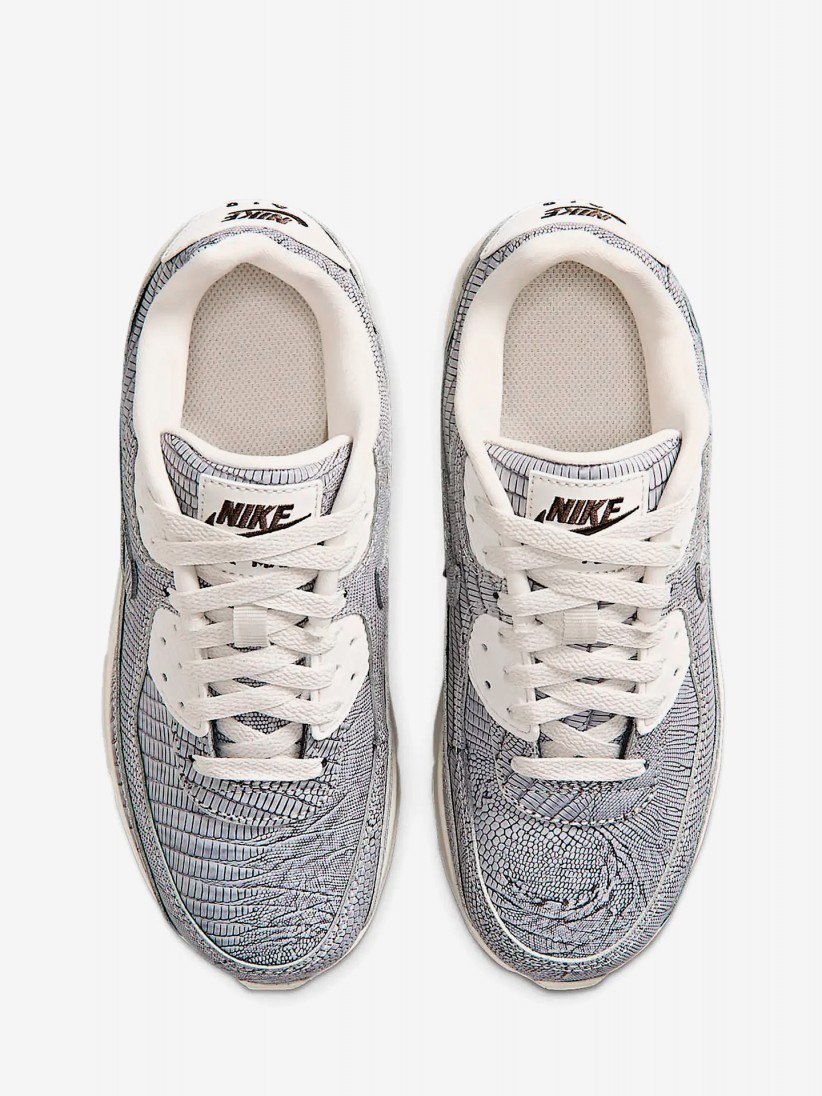 Nike Air Max 90 Tech Grey and White Junior Sneakers Nike Air Max 90 Tech Grey and White Junior Sneakers