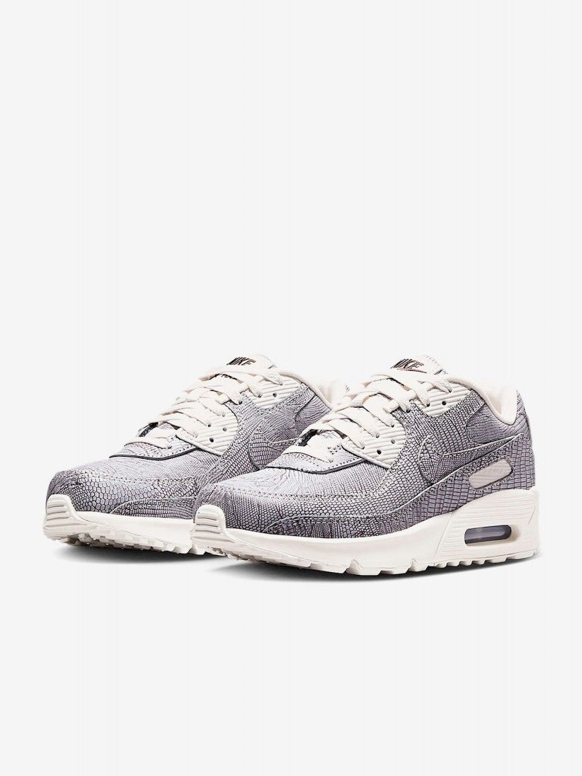 Nike Air Max 90 Tech Grey and White Junior Sneakers Nike Air Max 90 Tech Grey and White Junior Sneakers