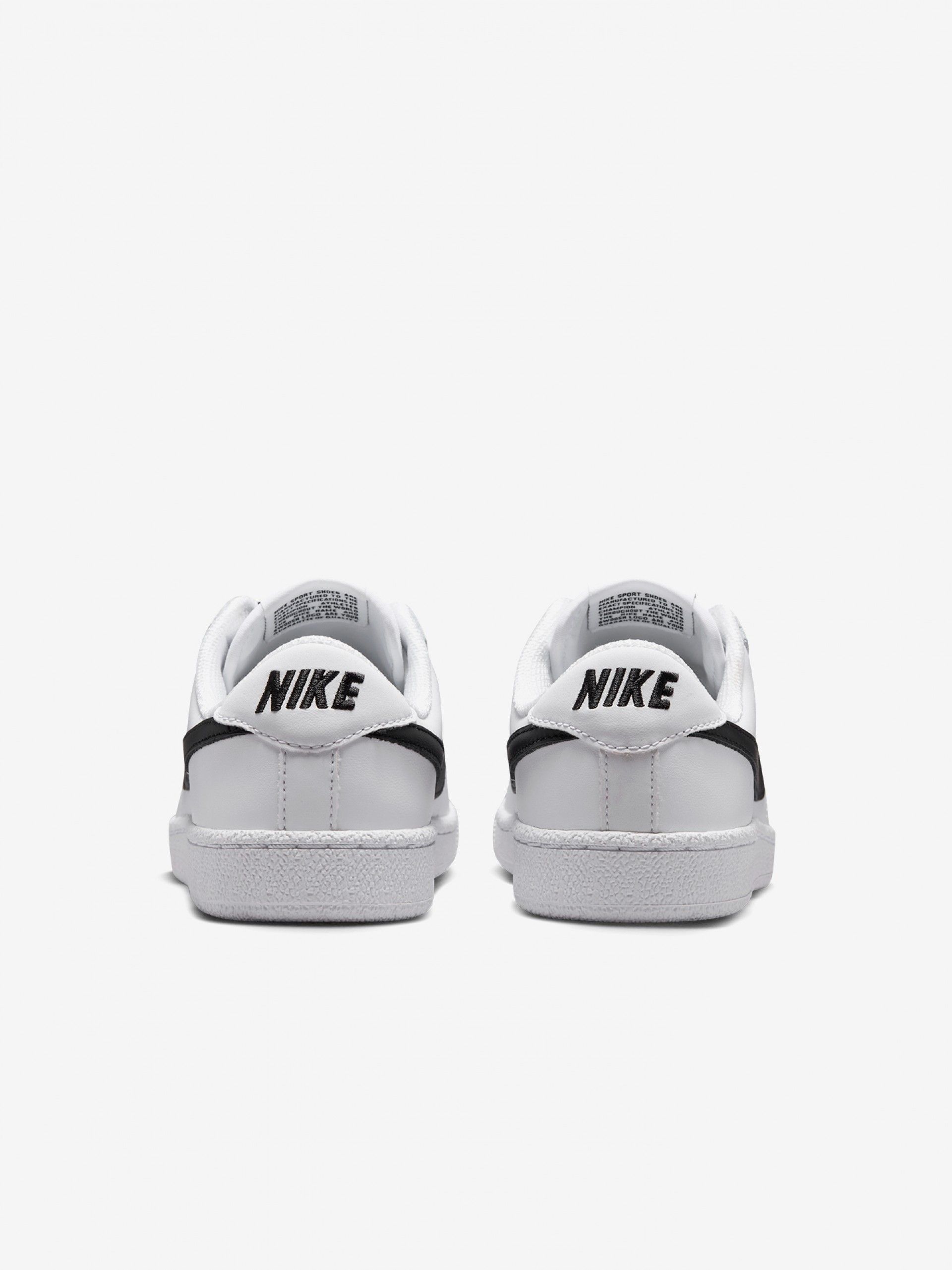 Zapatillas Nike Tennis Classic Blancas y Negras Júnior