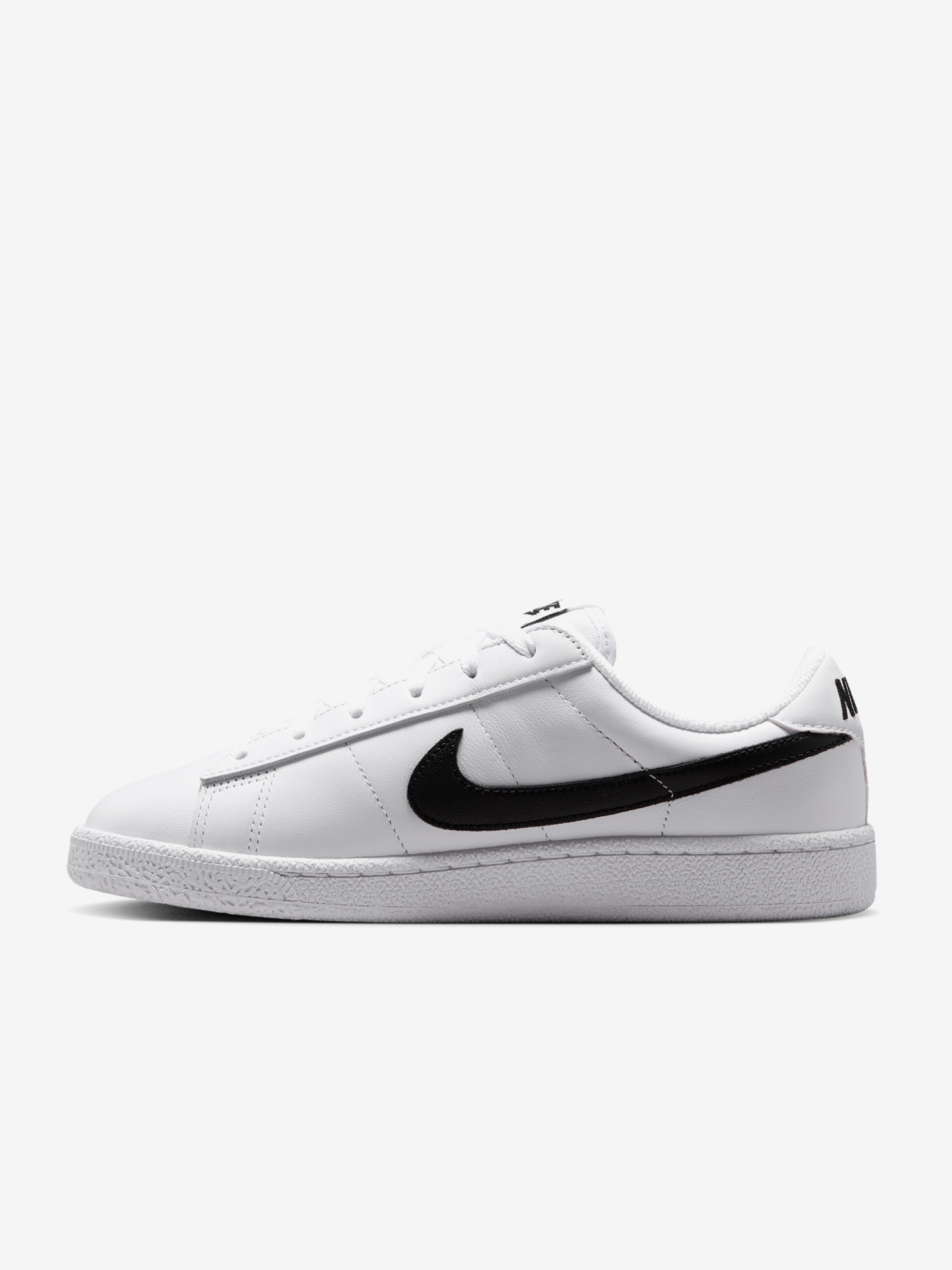 Zapatillas Nike Tennis Classic Blancas y Negras Júnior