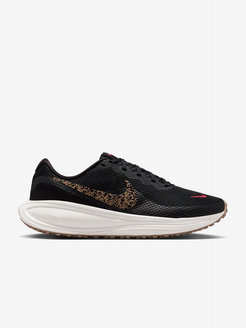 Nike Revolution 8 Print Black Running Trainers For Women