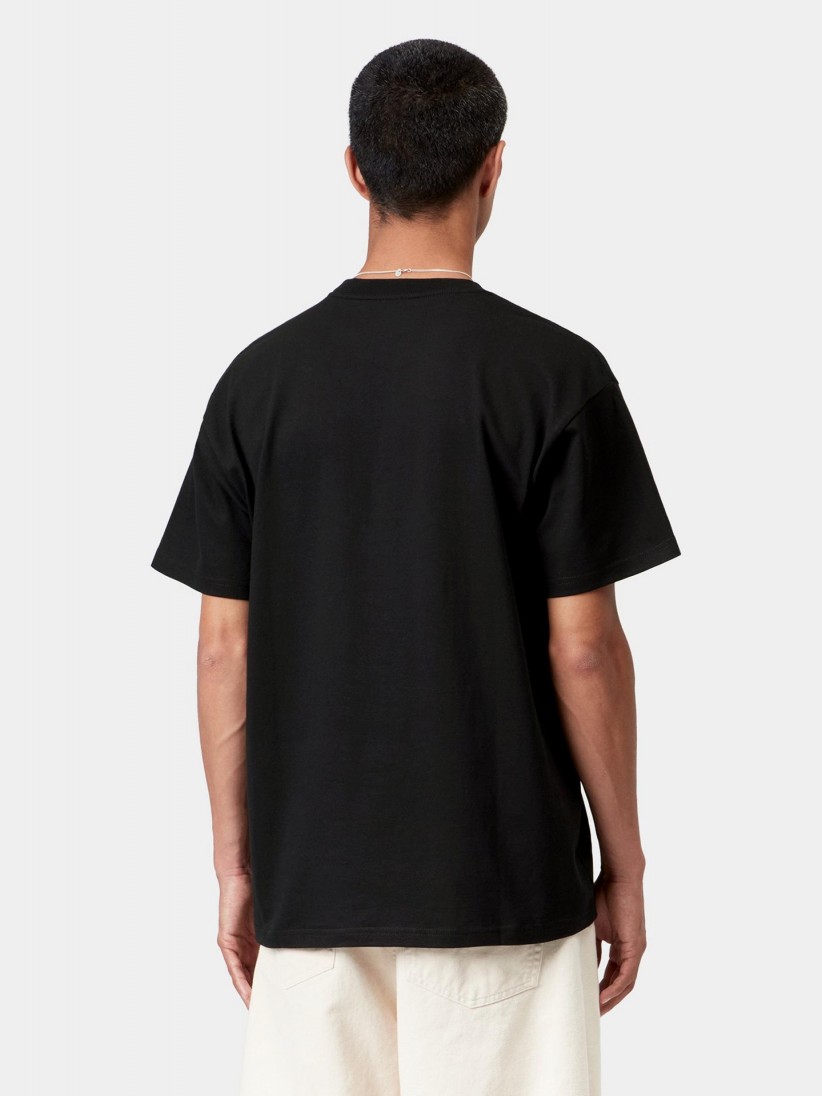 T-shirt Carhartt WIP Animated Ducks Preta T-shirt Carhartt WIP Animated Ducks Preta