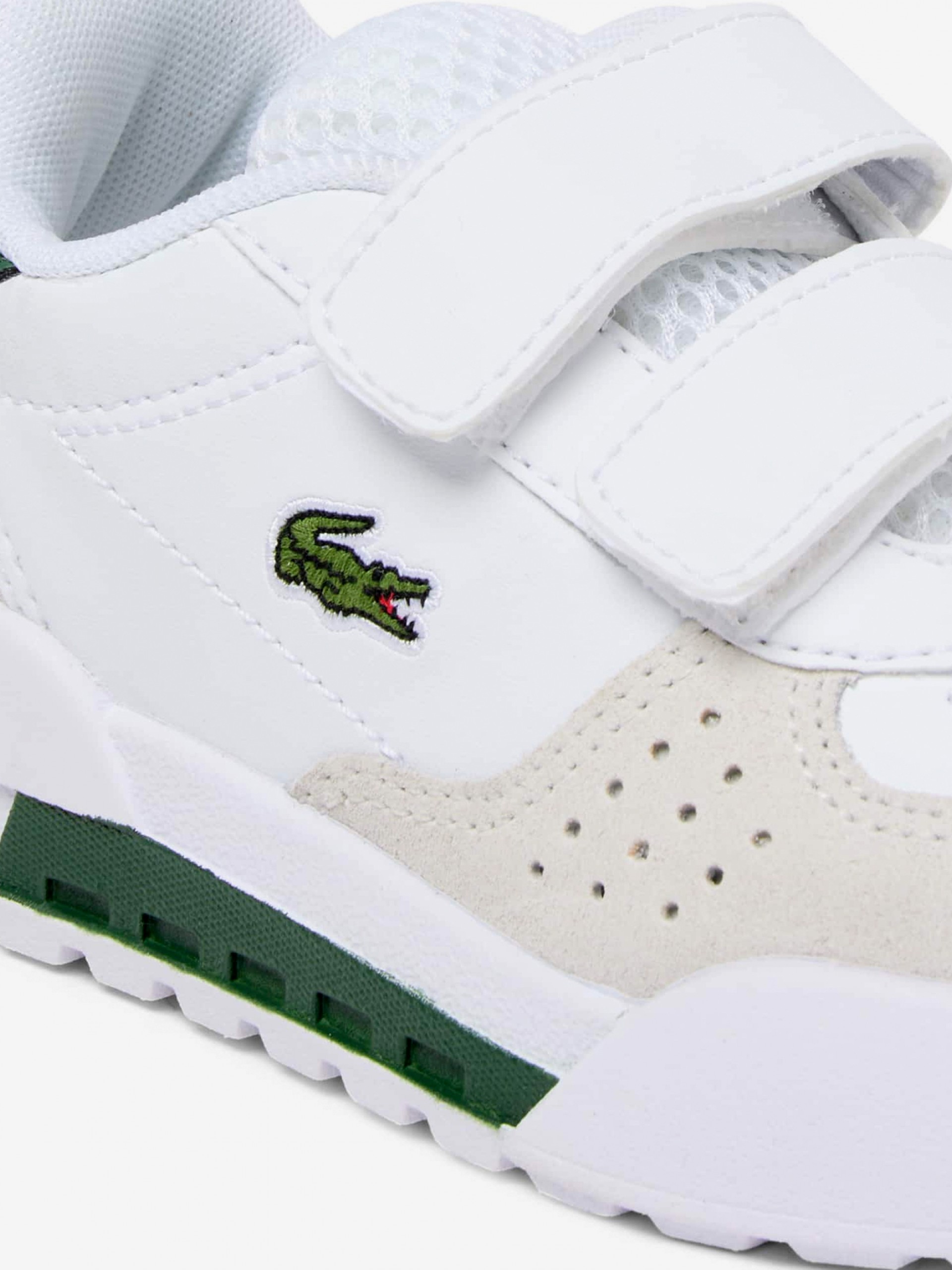 Zapatillas Lacoste Slam Break Blancas, Verdes y Beige I