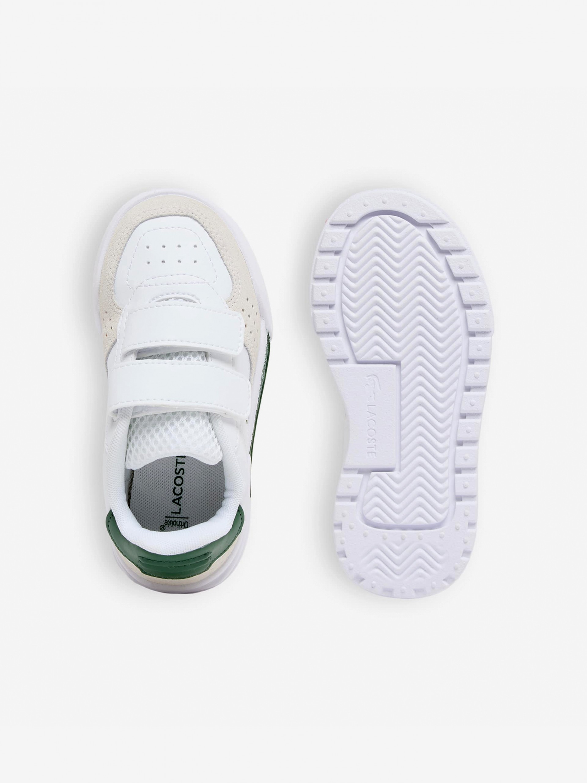 Zapatillas Lacoste Slam Break Blancas, Verdes y Beige I