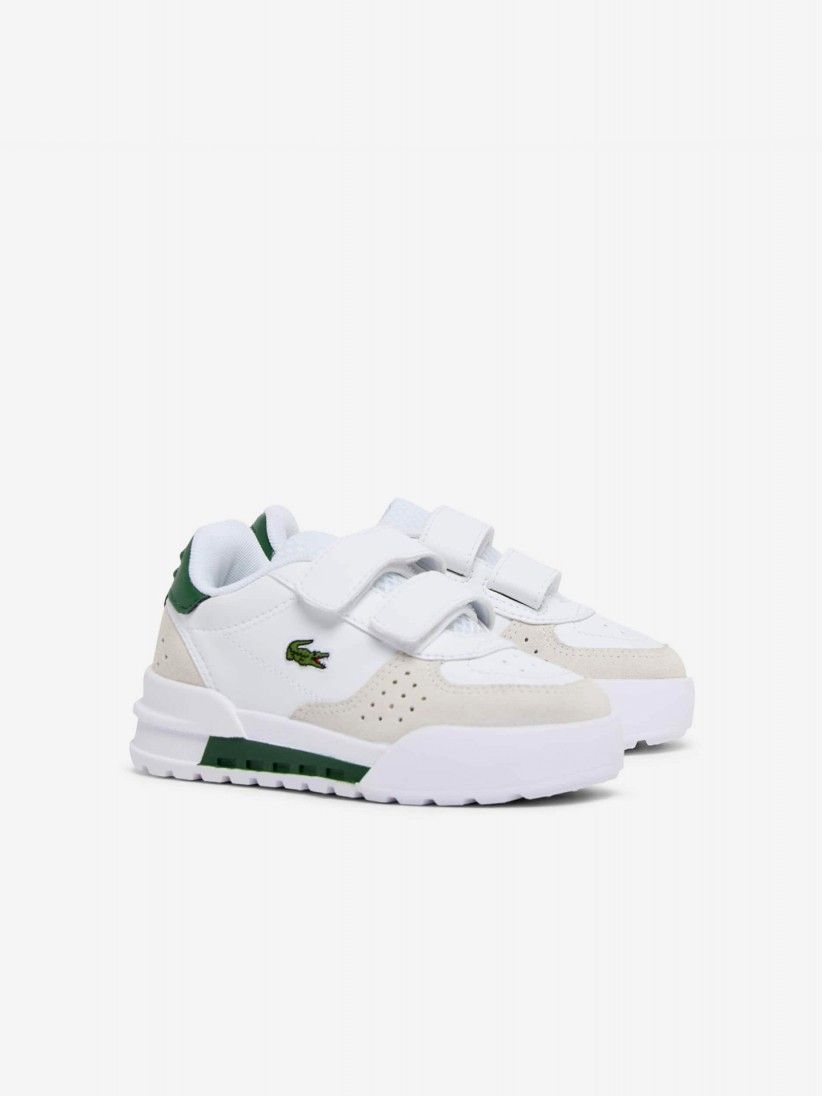 Lacoste Slam Break White, Green and Beige I Sneakers