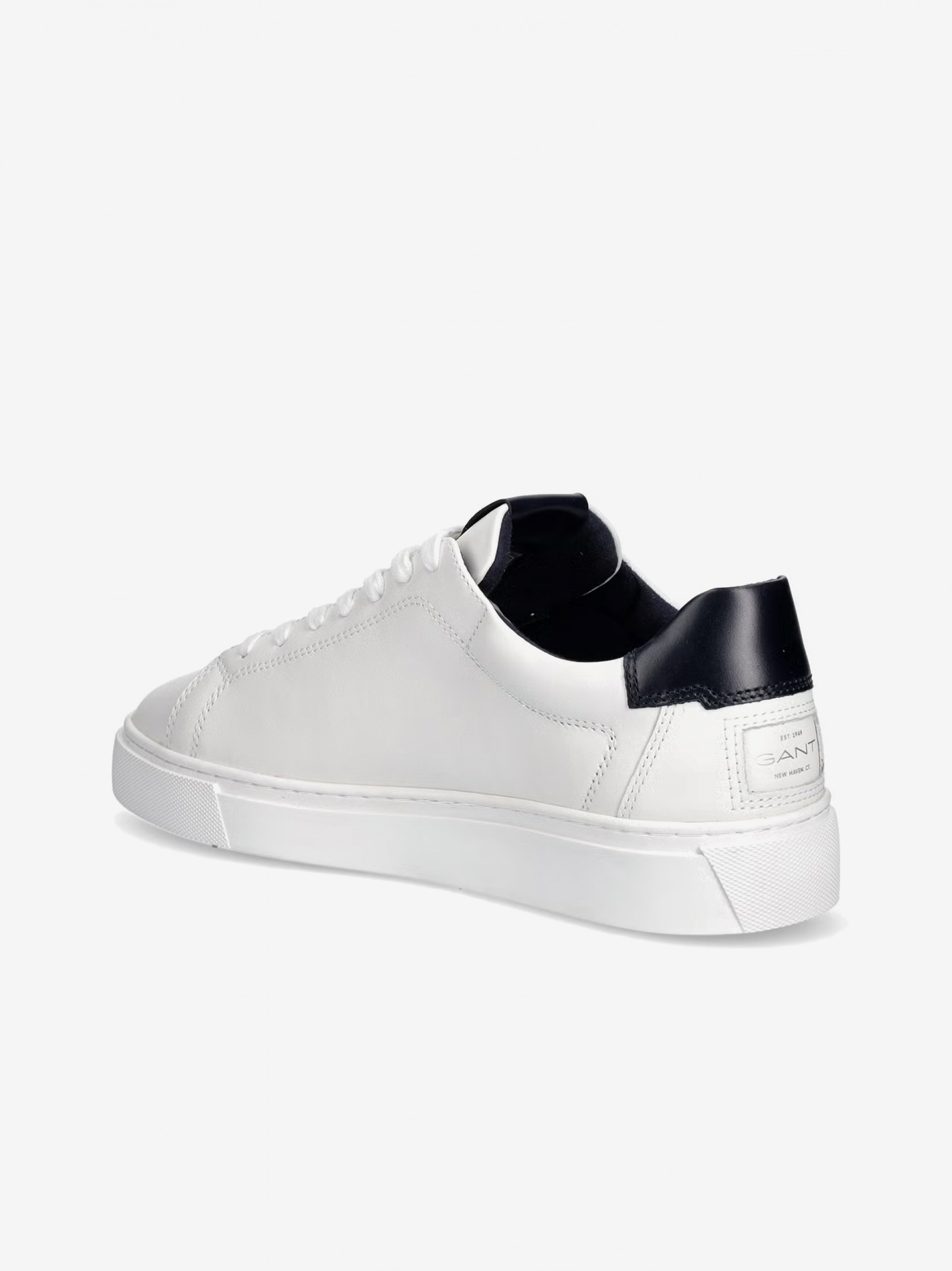 Zapatillas Gant Mc Julien De Piel Blancas y Azules Para Hombre