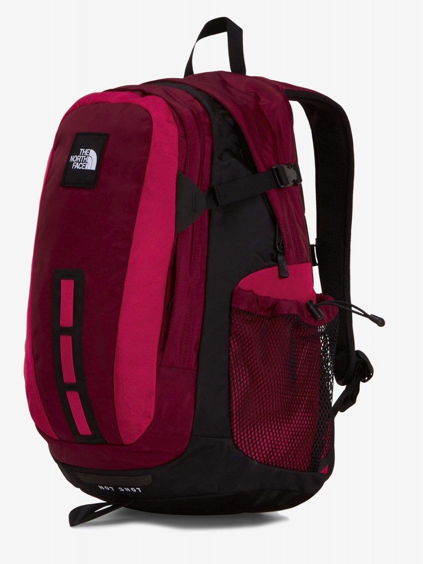 Mochila The North Face Hot Shot SE Burdeos y Rosa
