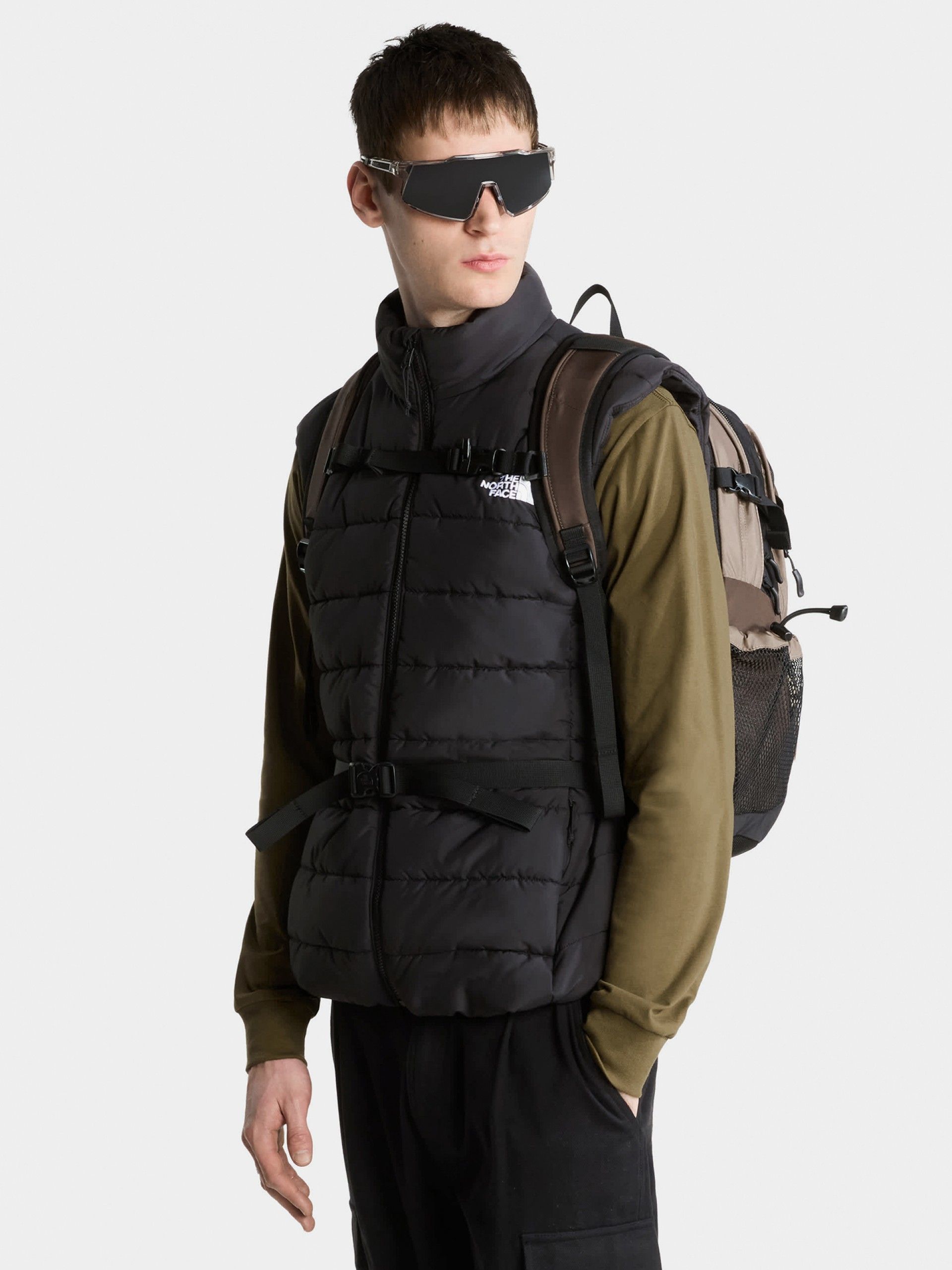 Mochila The North Face Hot Shot SE Caqui y Beige