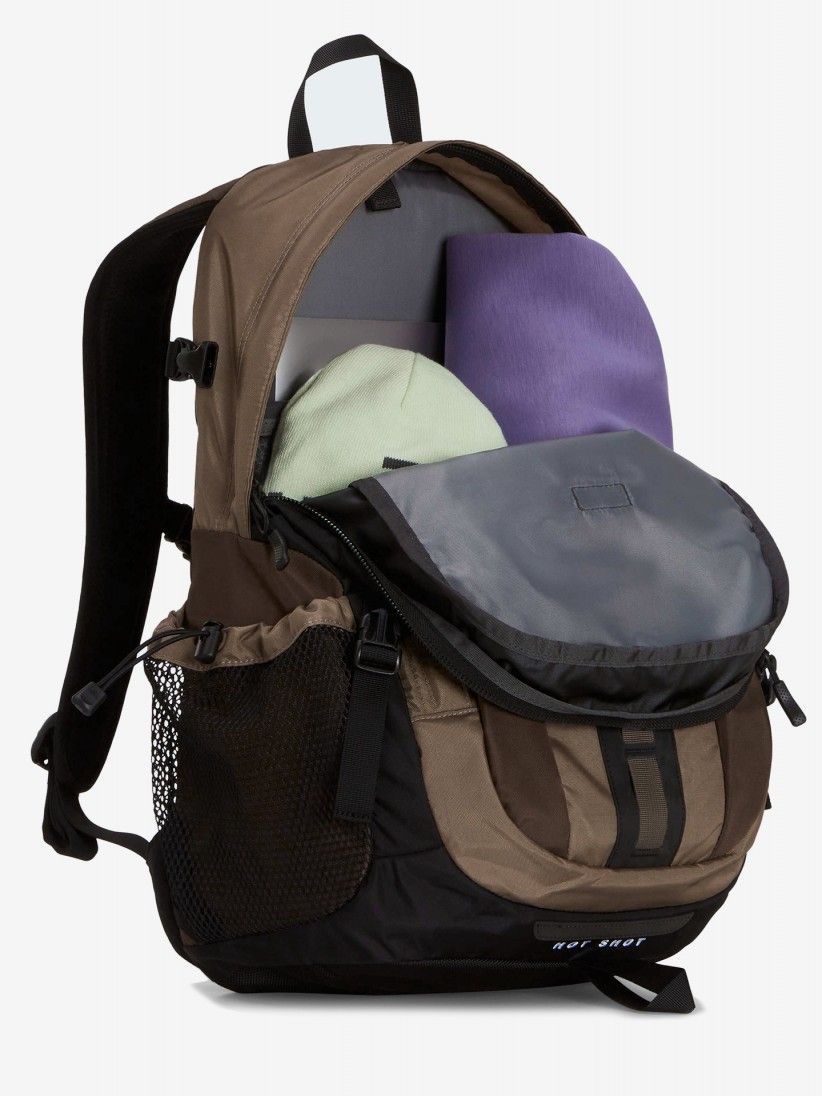 Mochila The North Face Hot Shot SE Caqui y Beige