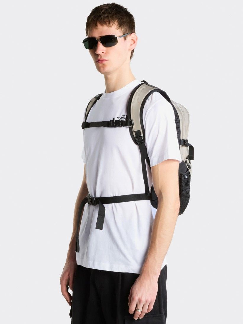The North Face Borealis Classic Patch Grey and Black Backpack