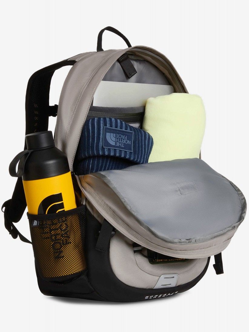 The North Face Borealis Classic Patch Grey and Black Backpack
