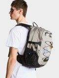 The North Face Borealis Classic Patch Grey and Black Backpack