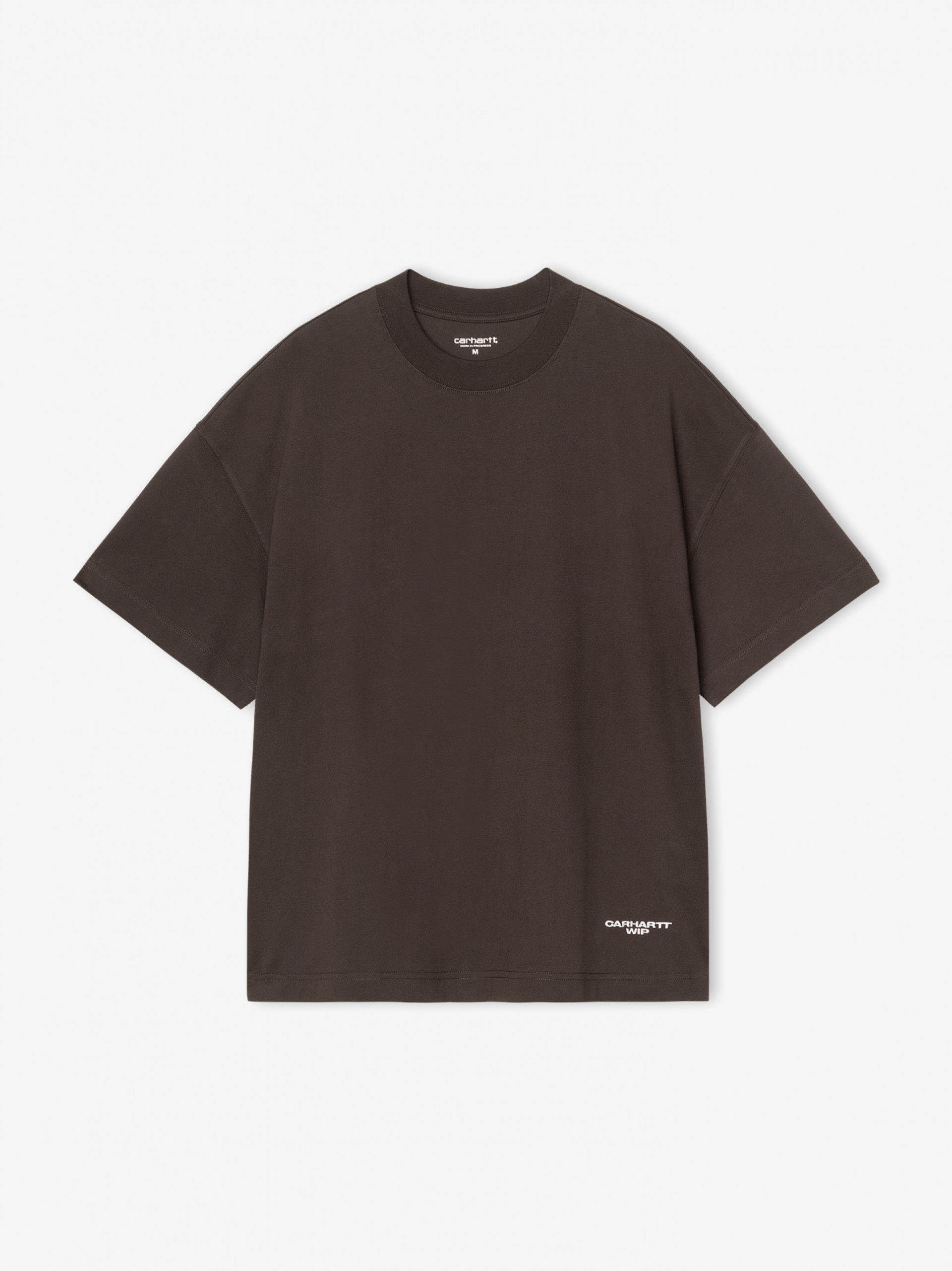Camiseta Carhartt WIP Chapter Script Marrón