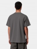 Camiseta Carhartt WIP American Script Gris
