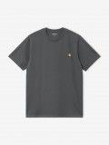 Camiseta Carhartt WIP American Script Gris