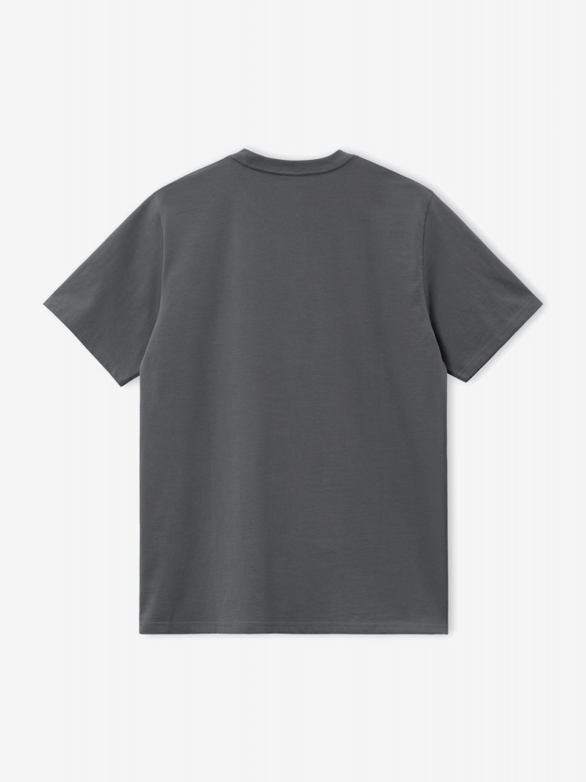 Camiseta Carhartt WIP American Script Gris