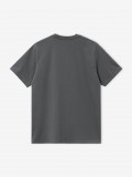 Camiseta Carhartt WIP American Script Gris