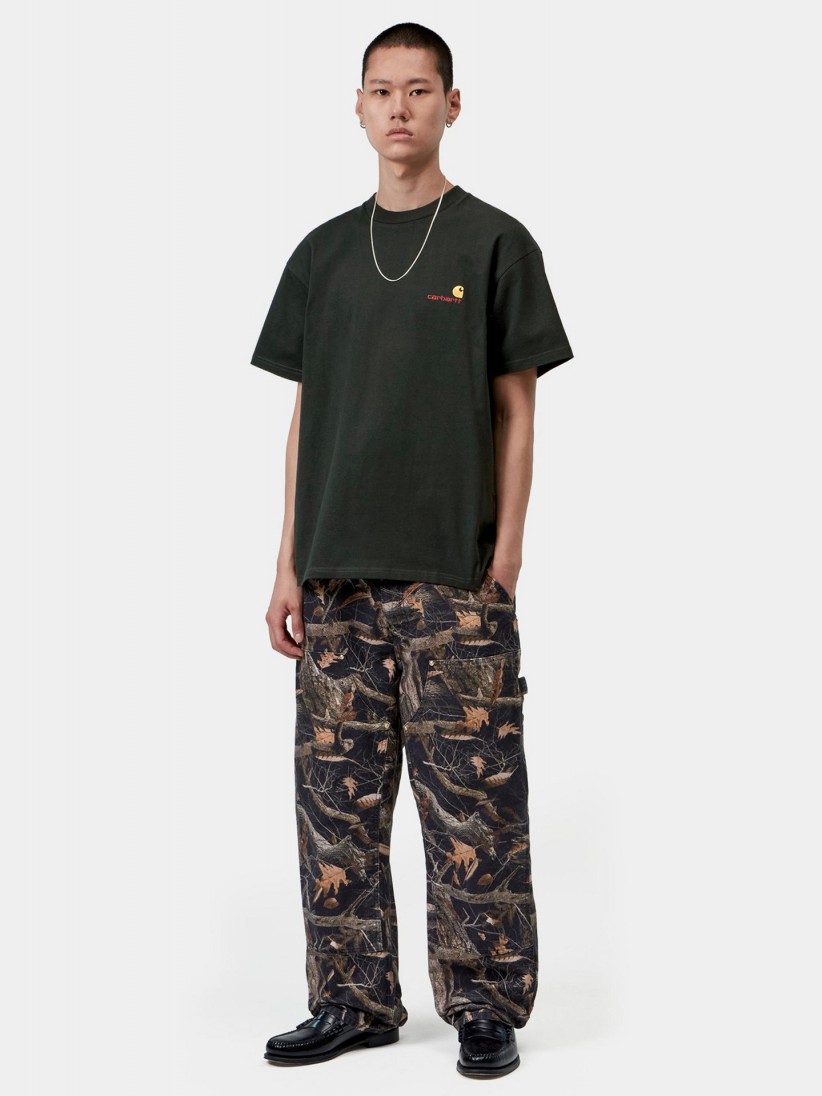 Camiseta Carhartt WIP American Script Verde