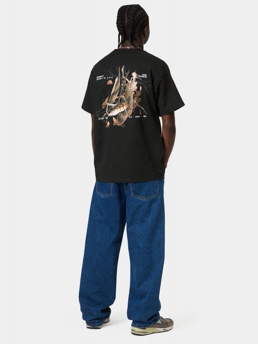 Camiseta Carhartt WIP Feather Progress Negra