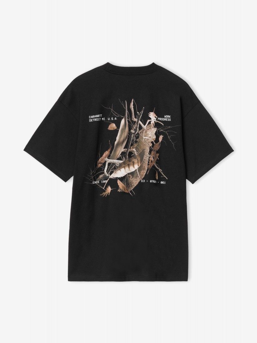 Camiseta Carhartt WIP Feather Progress Negra