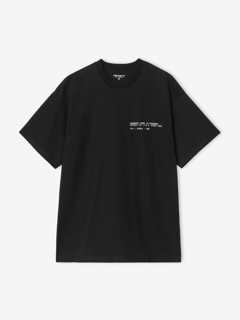 Camiseta Carhartt WIP Feather Progress Negra