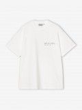 Camiseta Carhartt WIP Feather Progress Blanca