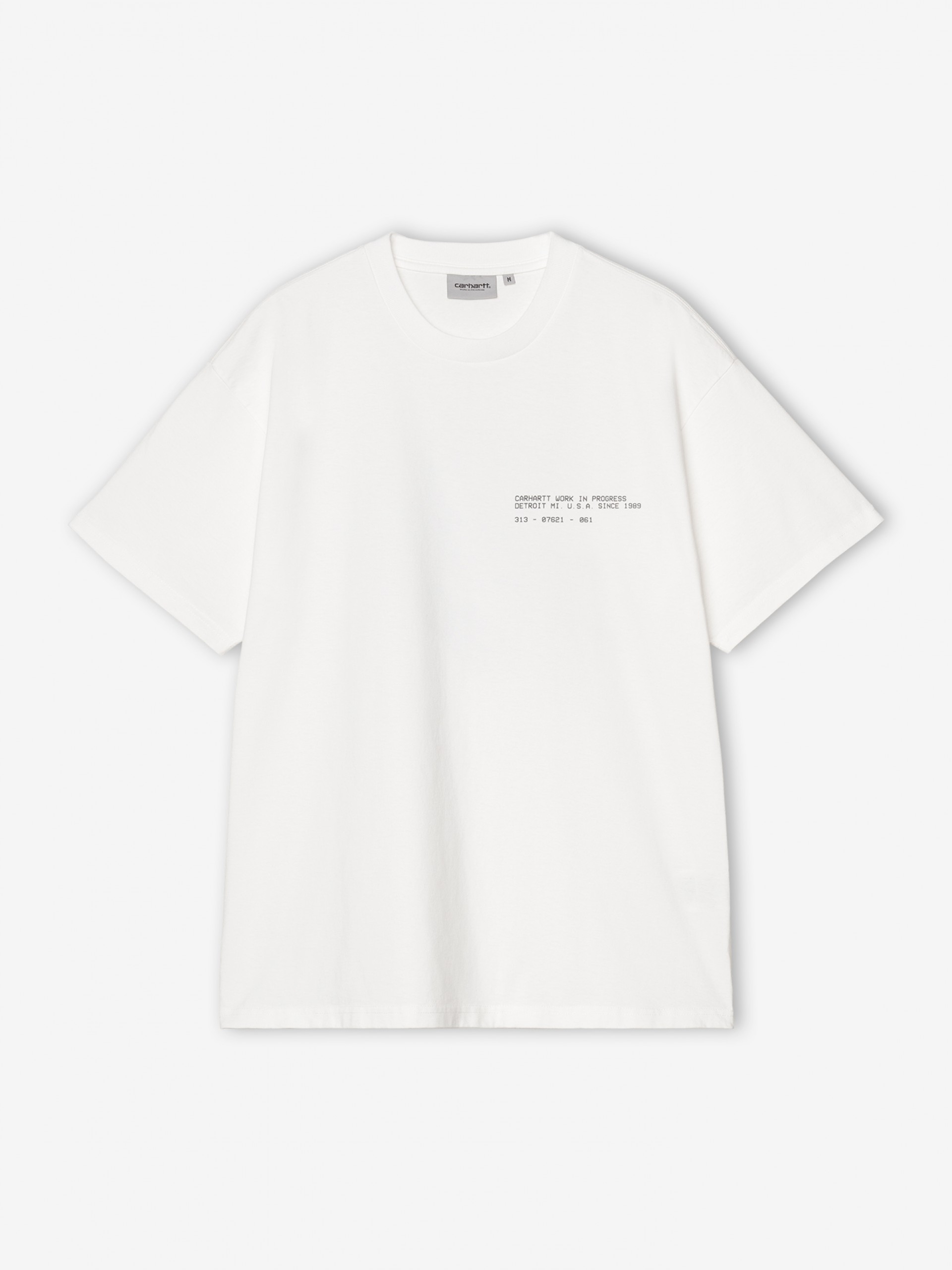 T-shirt Carhartt WIP Feather Progress Branca
