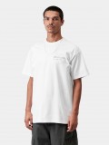 Camiseta Carhartt WIP Feather Progress Blanca