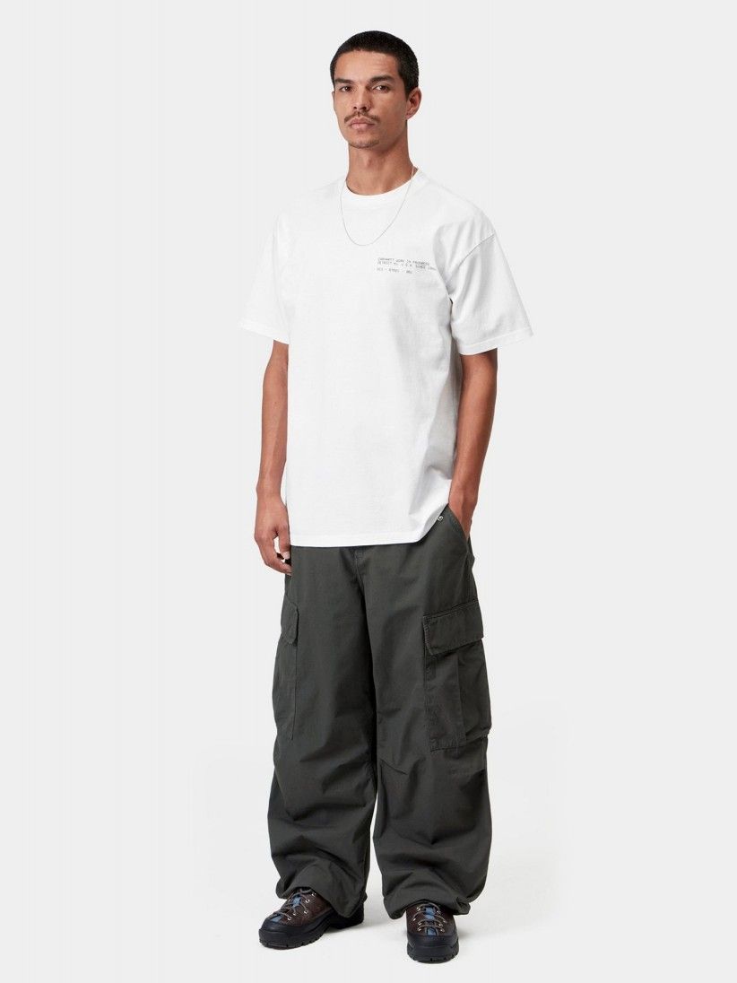 Camiseta Carhartt WIP Feather Progress Blanca