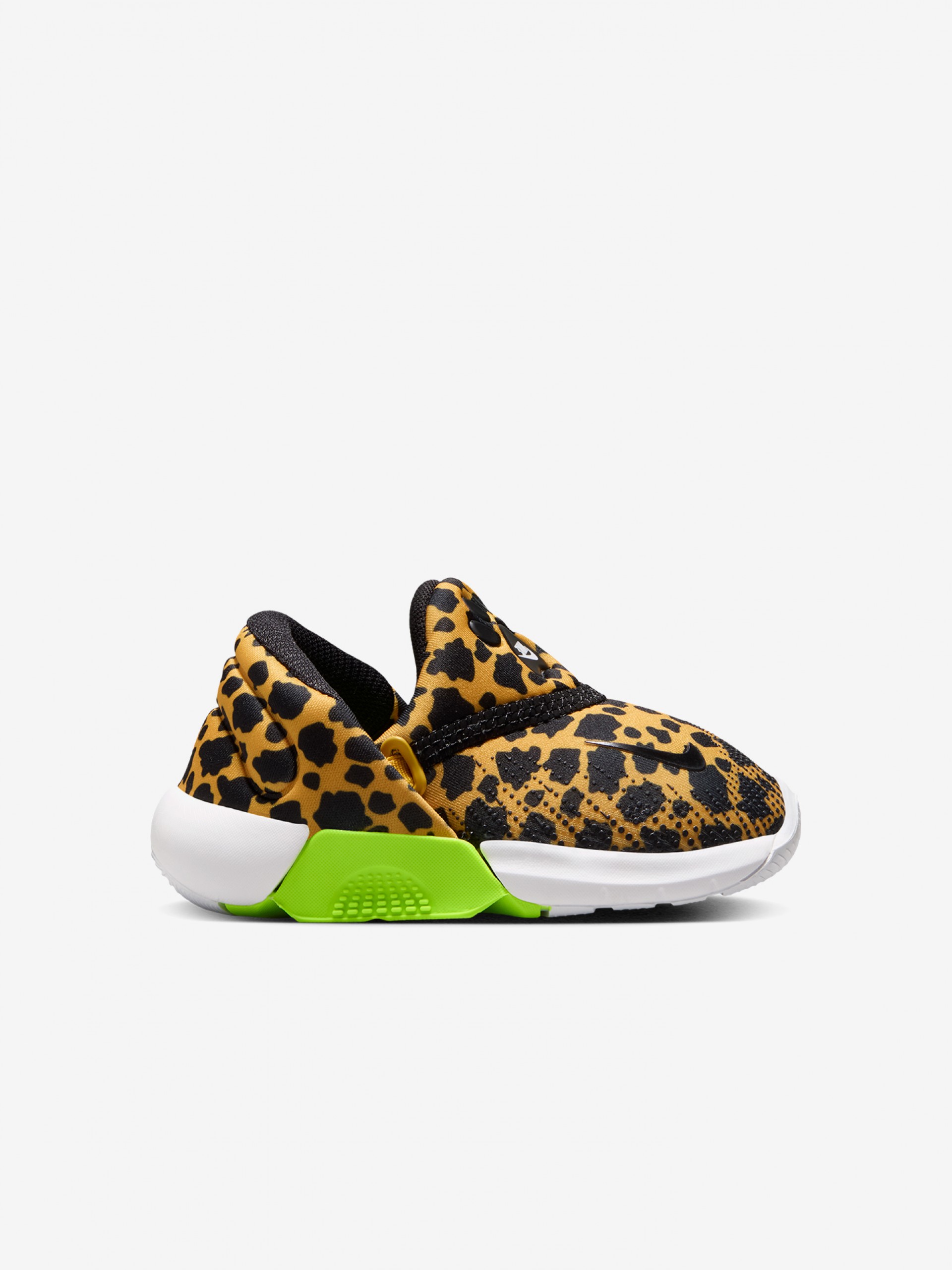 Nike Swoosh Go AOP Yellow and Black Sneakers For Baby