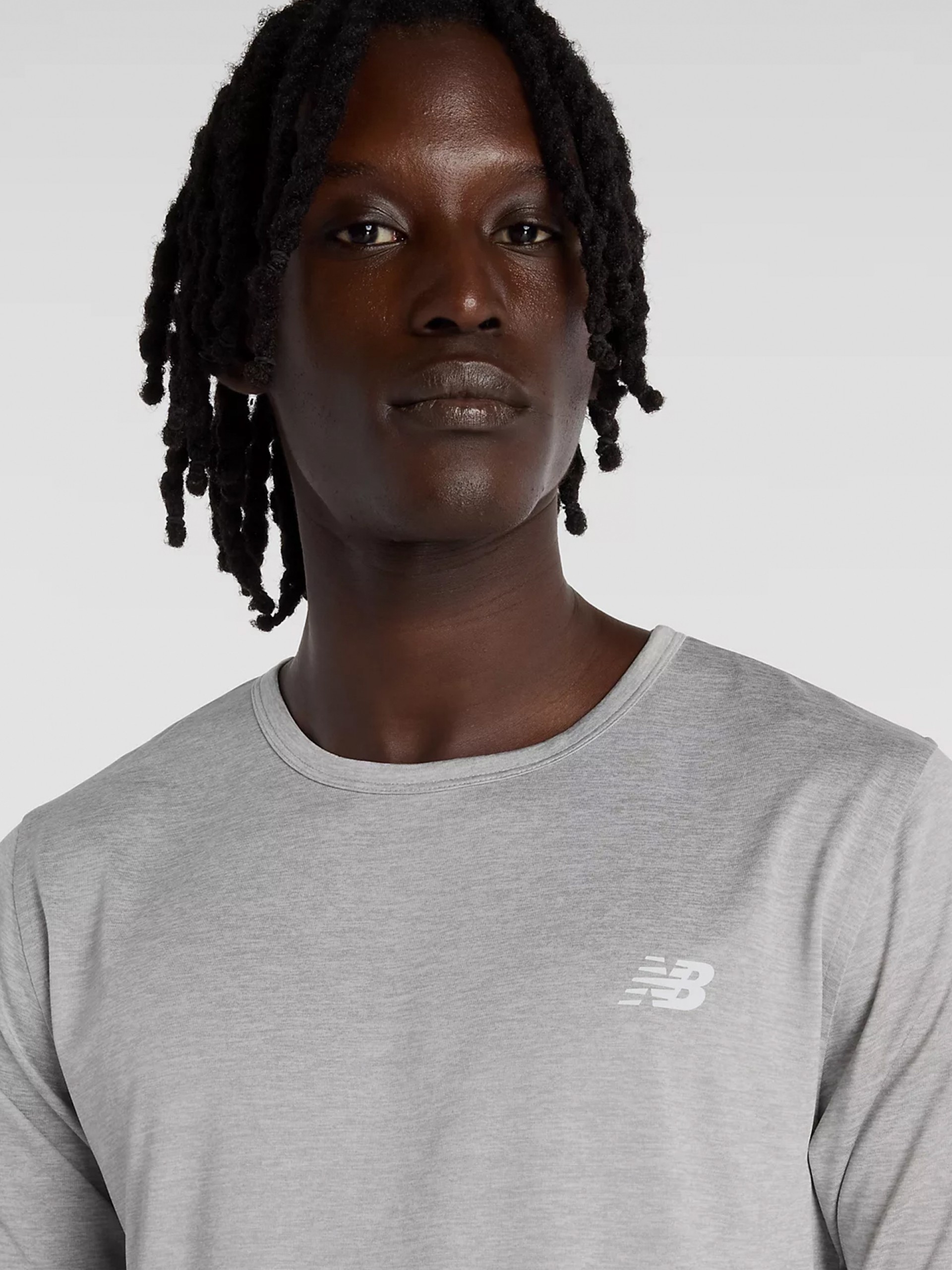 T-shirt de Treino New Balance Sport Essentials Utility Cinzenta