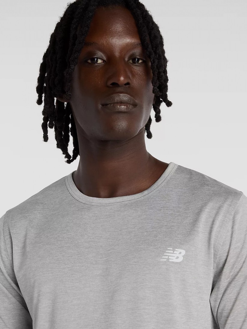 New Balance Sport Essentials Utility Grey Training T-shirt New Balance Sport Essentials Utility Grey Training T-shirt