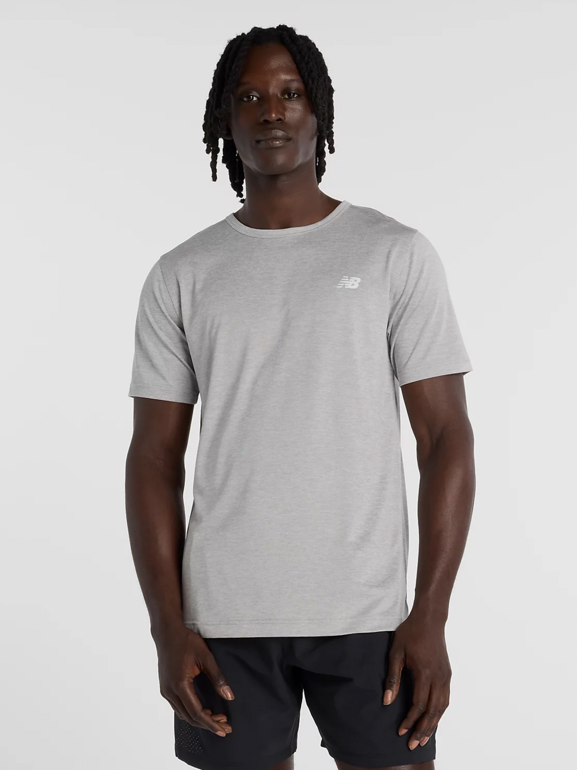 T-shirt de Treino New Balance Sport Essentials Utility Cinzenta