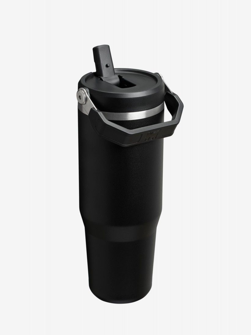 Stanley Iceflow Flip Straw Tumbler Insulated Cup, 0.89L, Black