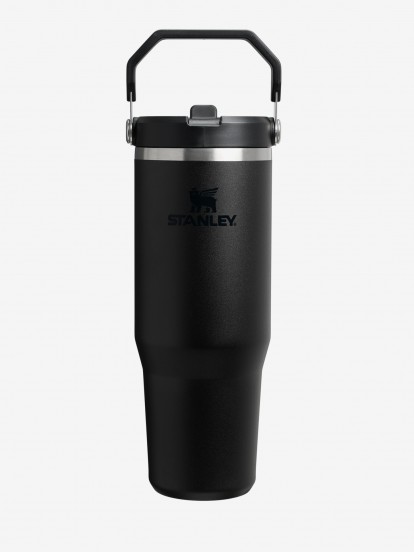 Stanley Iceflow Flip Straw Tumbler Insulated Cup, 0.89L, Black