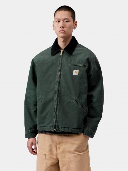 Carhartt WIP OG Detroit Jacket Green and Black