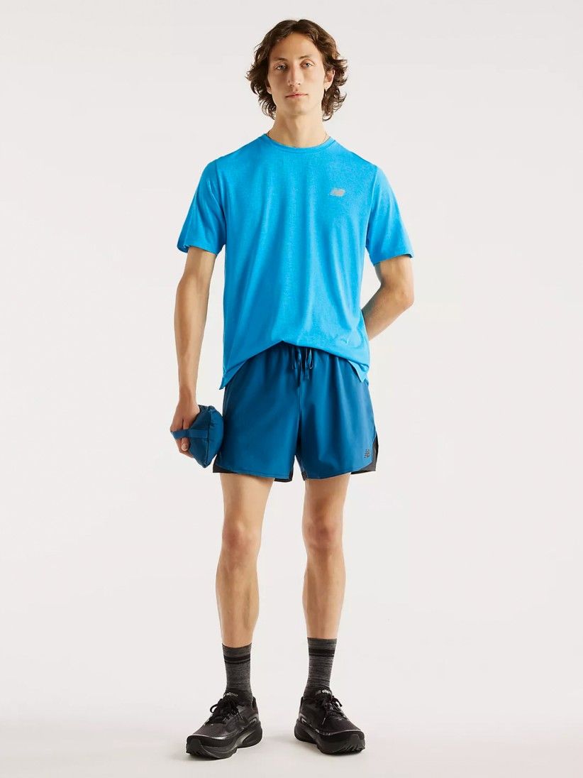 New Balance Athletics Blue Training T-shirt